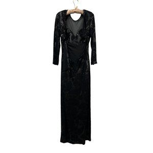 Lillie Rubin Black Formal Dress Amazing Fit Sexy Classic Design